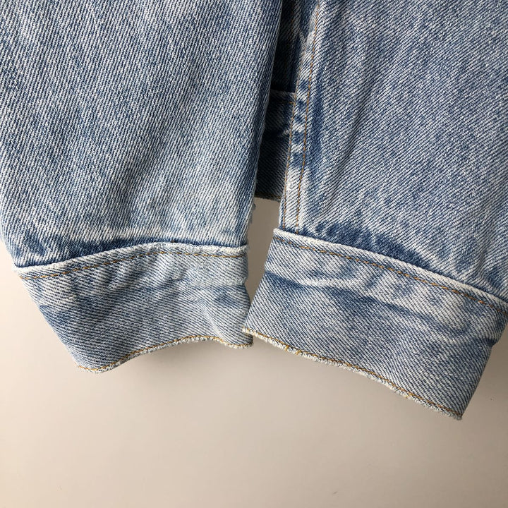 Levi's denim jacket, denim jacket, men's size L unclear blue type Vintage Second Hand