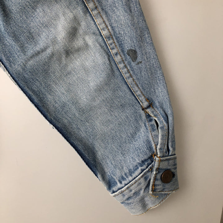 Levi's denim jacket, denim jacket, men's size L unclear blue type Vintage Second Hand