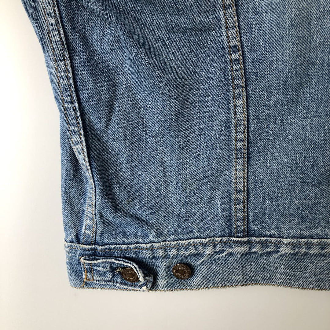 Levi's denim jacket, denim jacket, men's size L unclear blue type Vintage Second Hand