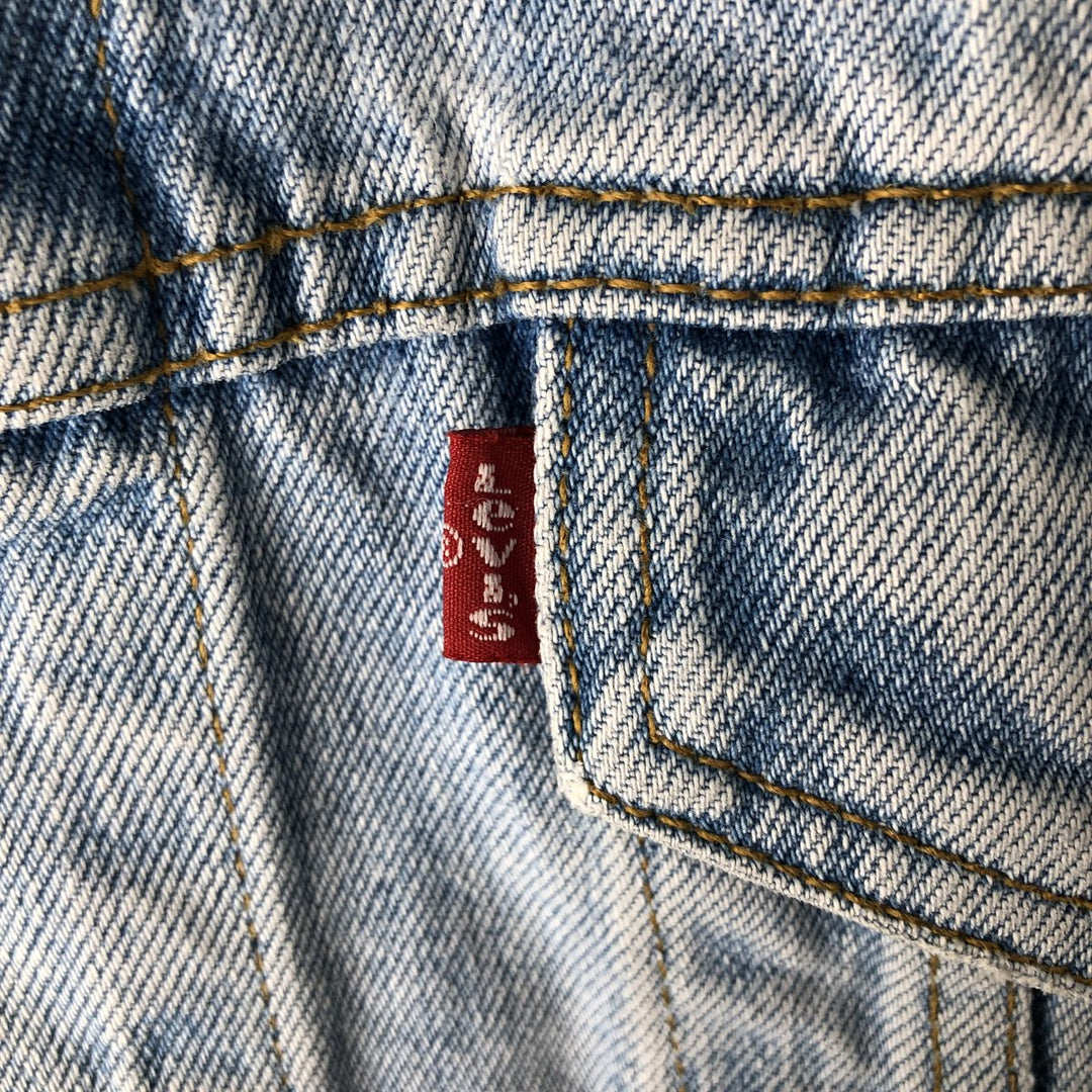 90'S Levi's 70503-0210 denim jacket, G-jacket, men's XL size, vintage cotton blue type Vintage Second Hand