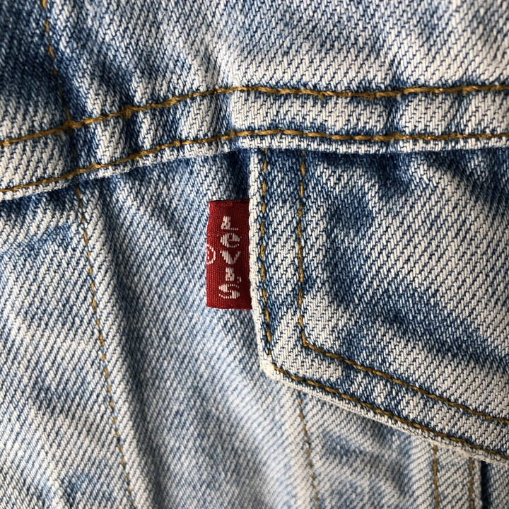 90'S Levi's 70503-0210 denim jacket, G-jacket, men's XL size, vintage cotton blue type Vintage Second Hand