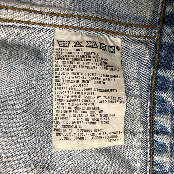 90'S Levi's 70503-0210 denim jacket, G-jacket, men's XL size, vintage cotton blue type Vintage Second Hand