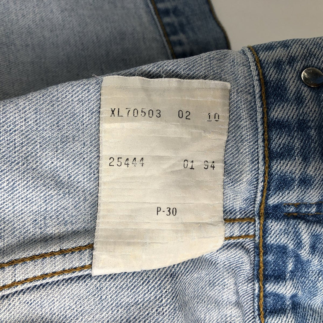 90'S Levi's 70503-0210 denim jacket, G-jacket, men's XL size, vintage cotton blue type Vintage Second Hand
