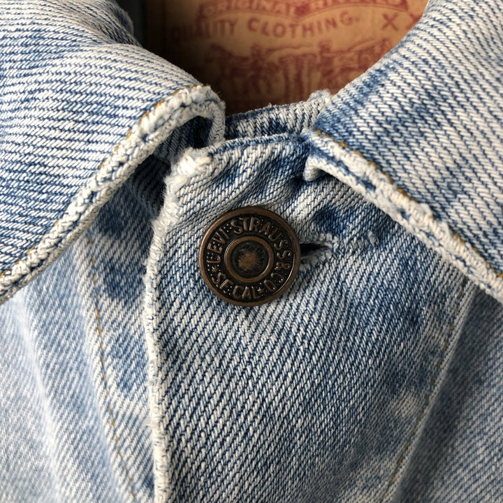 90'S Levi's 70503-0210 denim jacket, G-jacket, men's XL size, vintage cotton blue type Vintage Second Hand
