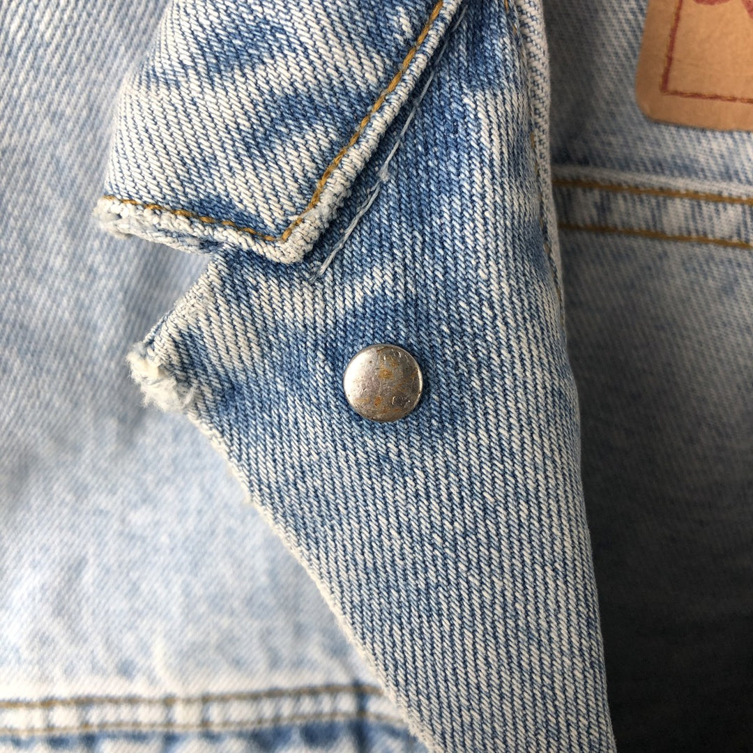 90'S Levi's 70503-0210 denim jacket, G-jacket, men's XL size, vintage cotton blue type Vintage Second Hand