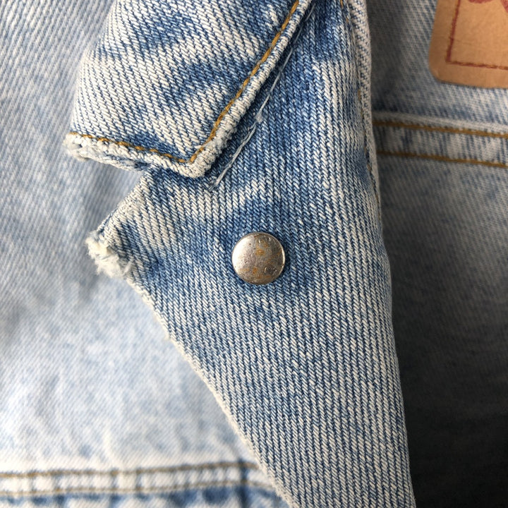 90'S Levi's 70503-0210 denim jacket, G-jacket, men's XL size, vintage cotton blue type Vintage Second Hand