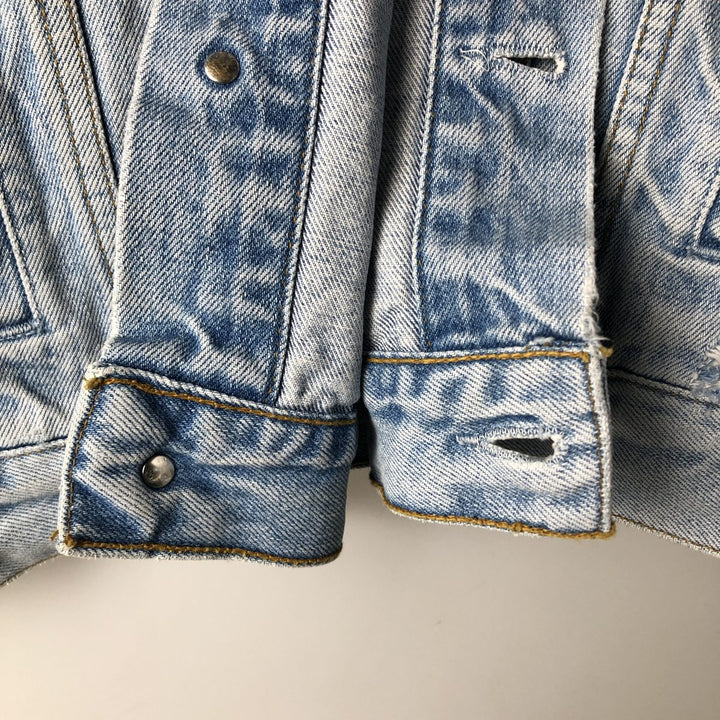 90'S Levi's 70503-0210 denim jacket, G-jacket, men's XL size, vintage cotton blue type Vintage Second Hand