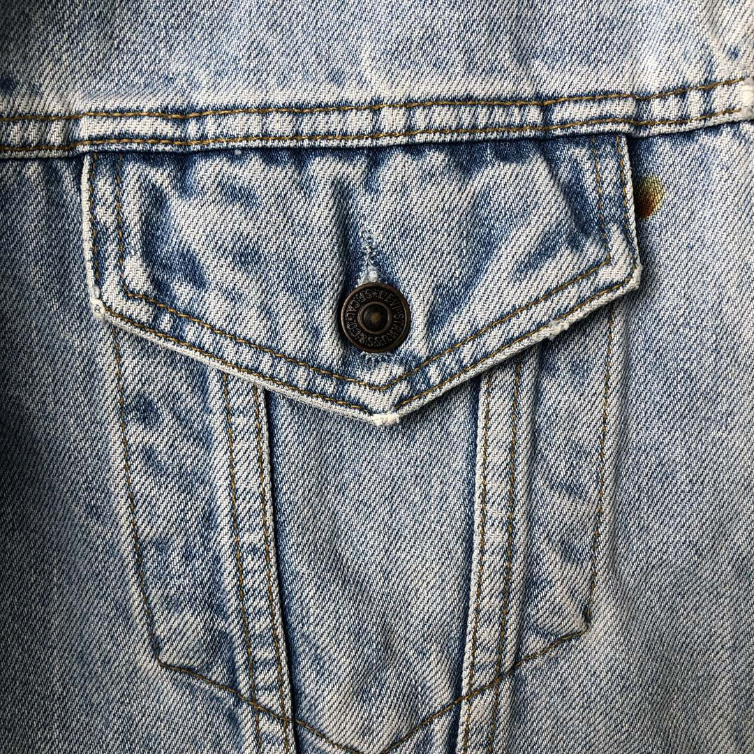 90'S Levi's 70503-0210 denim jacket, G-jacket, men's XL size, vintage cotton blue type Vintage Second Hand