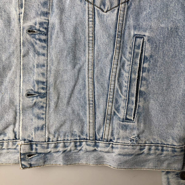 90'S Levi's 70503-0210 denim jacket, G-jacket, men's XL size, vintage cotton blue type Vintage Second Hand
