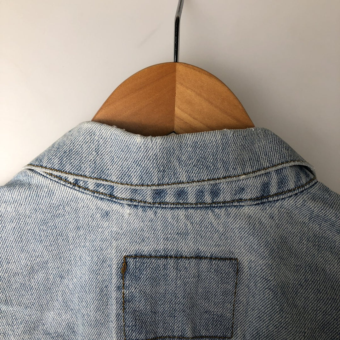 90'S Levi's 70503-0210 denim jacket, G-jacket, men's XL size, vintage cotton blue type Vintage Second Hand