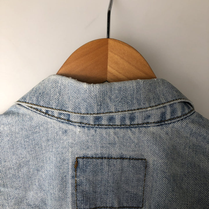 90'S Levi's 70503-0210 denim jacket, G-jacket, men's XL size, vintage cotton blue type Vintage Second Hand