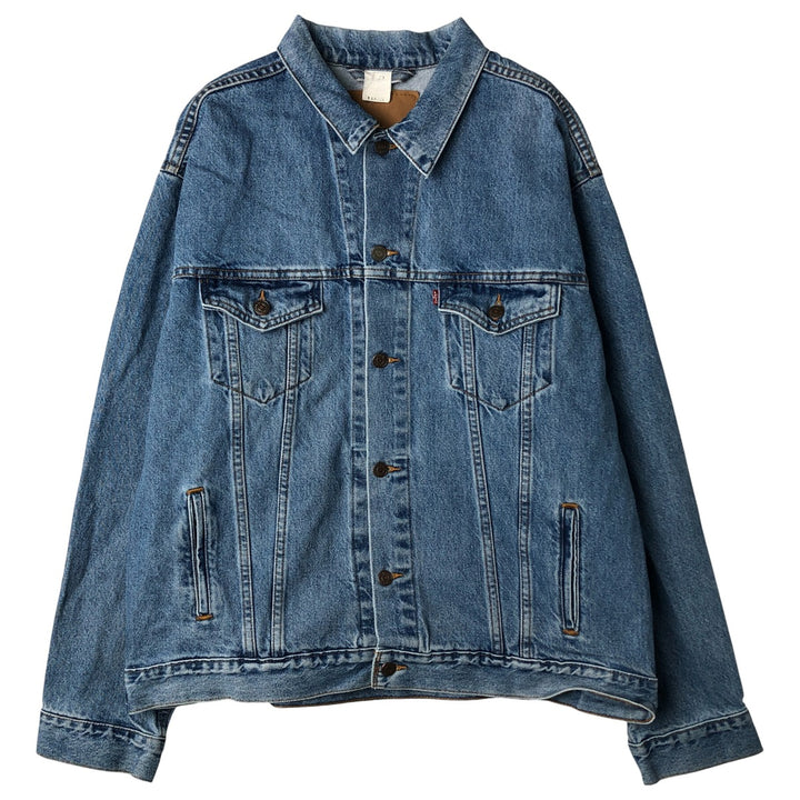 Levi's denim jacket, denim jacket, men's size XL unclear blue type Vintage Second Hand