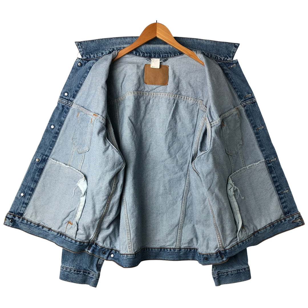 Levi's denim jacket, denim jacket, men's size XL unclear blue type Vintage Second Hand