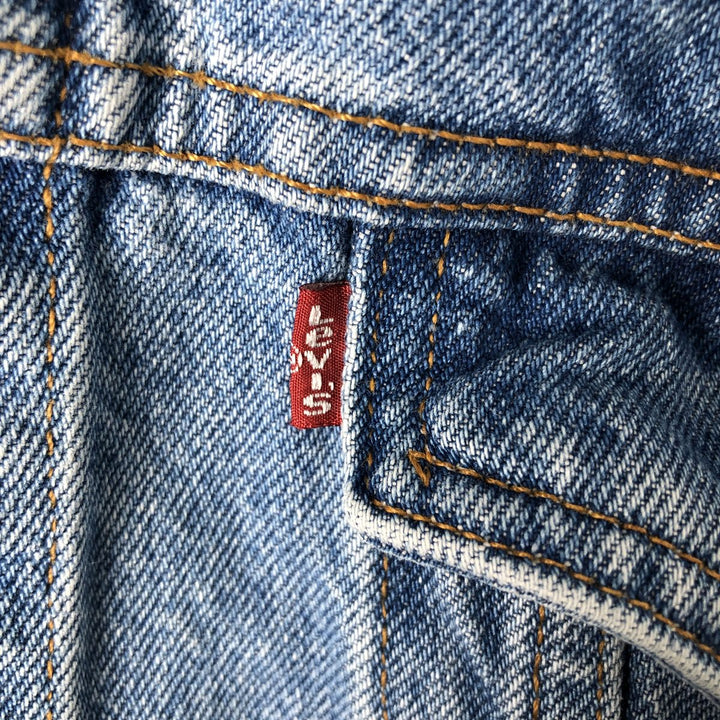 Levi's denim jacket, denim jacket, men's size XL unclear blue type Vintage Second Hand