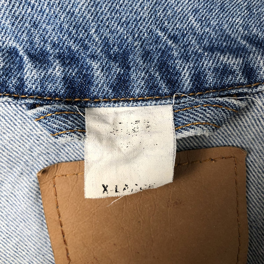 Levi's denim jacket, denim jacket, men's size XL unclear blue type Vintage Second Hand