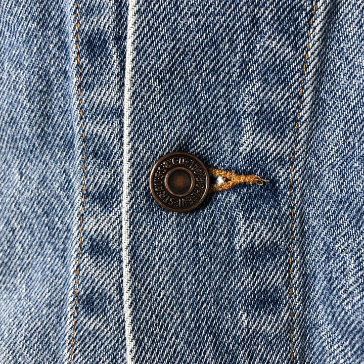 Levi's denim jacket, denim jacket, men's size XL unclear blue type Vintage Second Hand