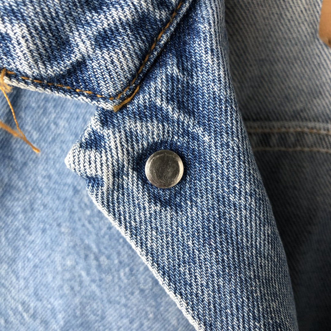 Levi's denim jacket, denim jacket, men's size XL unclear blue type Vintage Second Hand