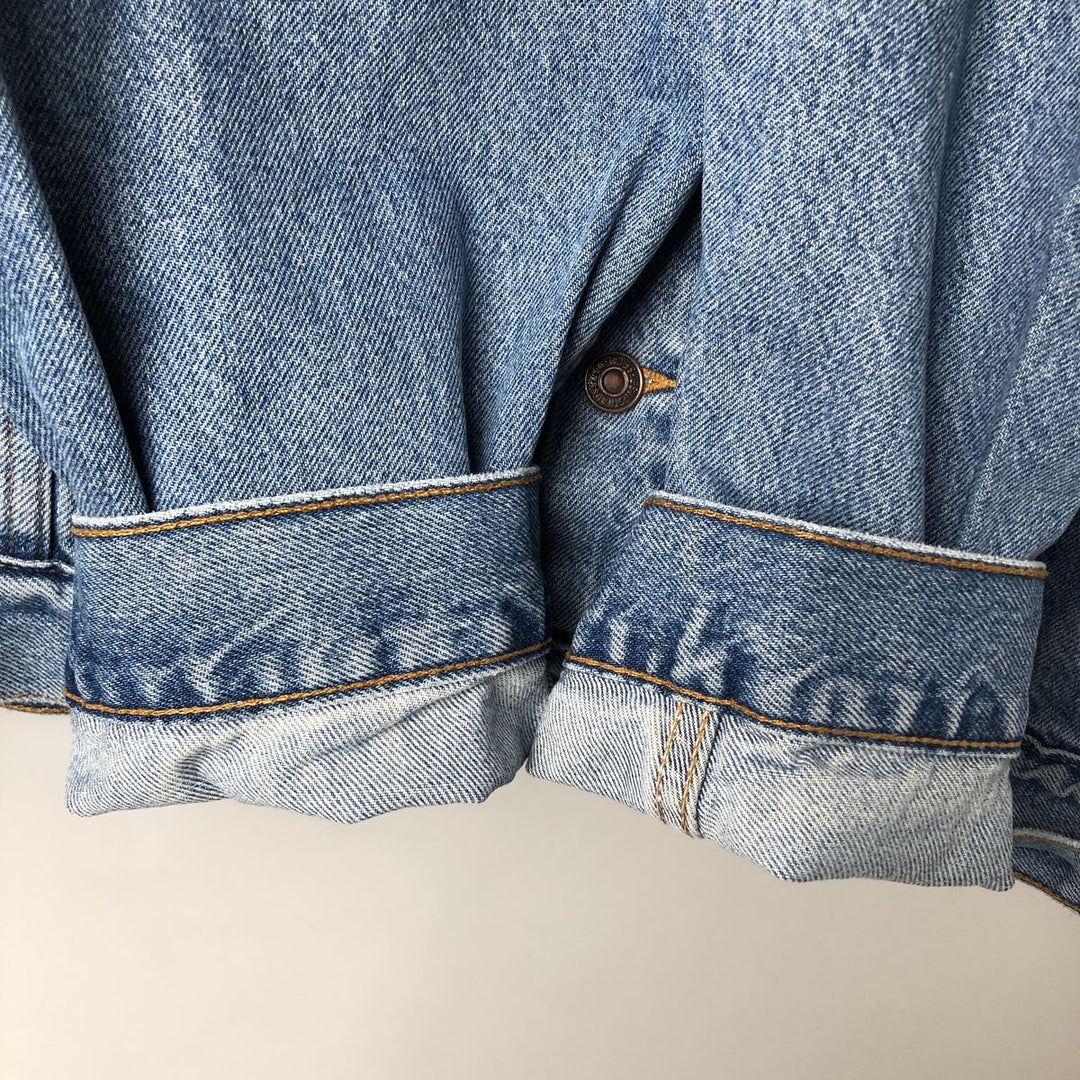 Levi's denim jacket, denim jacket, men's size XL unclear blue type Vintage Second Hand