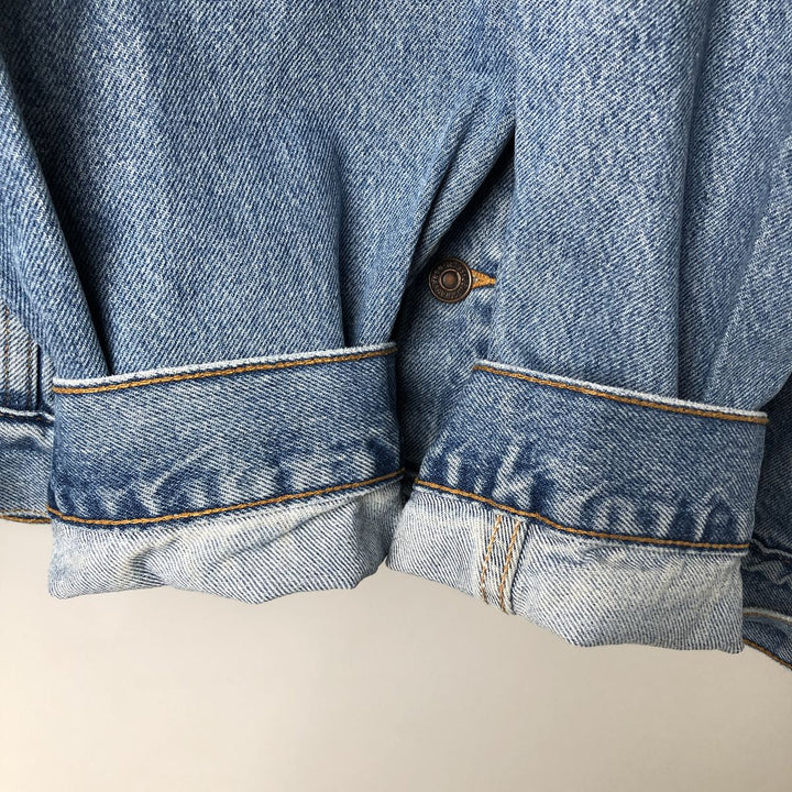 Levi's denim jacket, denim jacket, men's size XL unclear blue type Vintage Second Hand