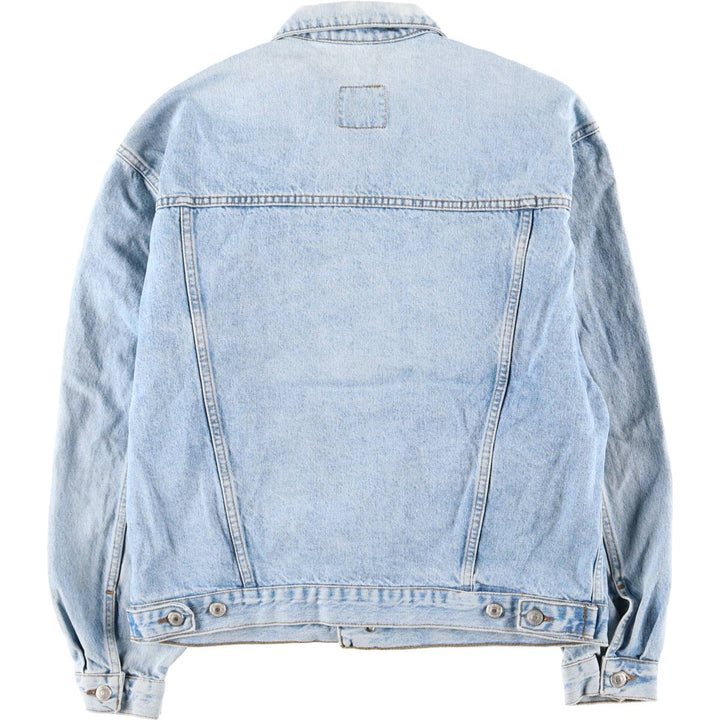 90'S Levi's denim jacket, denim jacket, men's size L, vintage unclear Blue type light blue Vintage Second Hand
