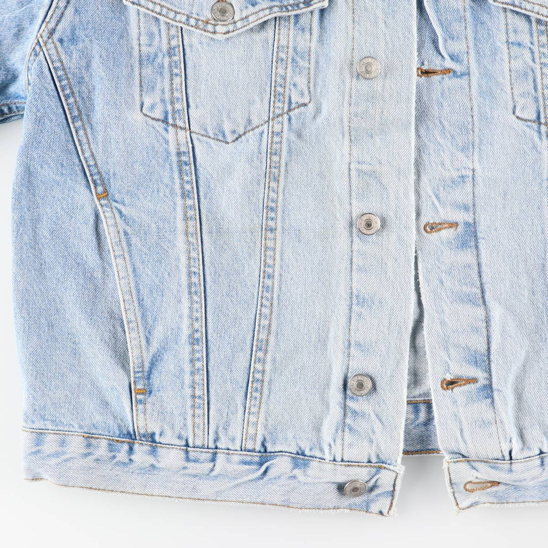 90'S Levi's denim jacket, denim jacket, men's size L, vintage unclear Blue type light blue Vintage Second Hand