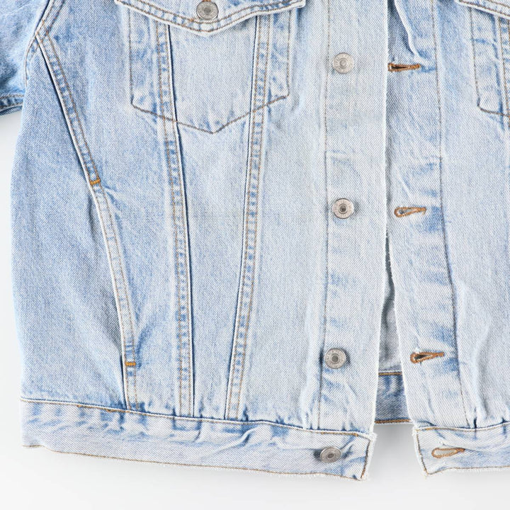 90'S Levi's denim jacket, denim jacket, men's size L, vintage unclear Blue type light blue Vintage Second Hand