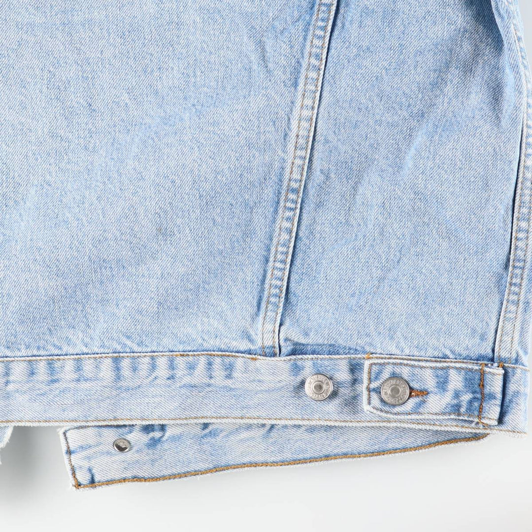 90'S Levi's denim jacket, denim jacket, men's size L, vintage unclear Blue type light blue Vintage Second Hand