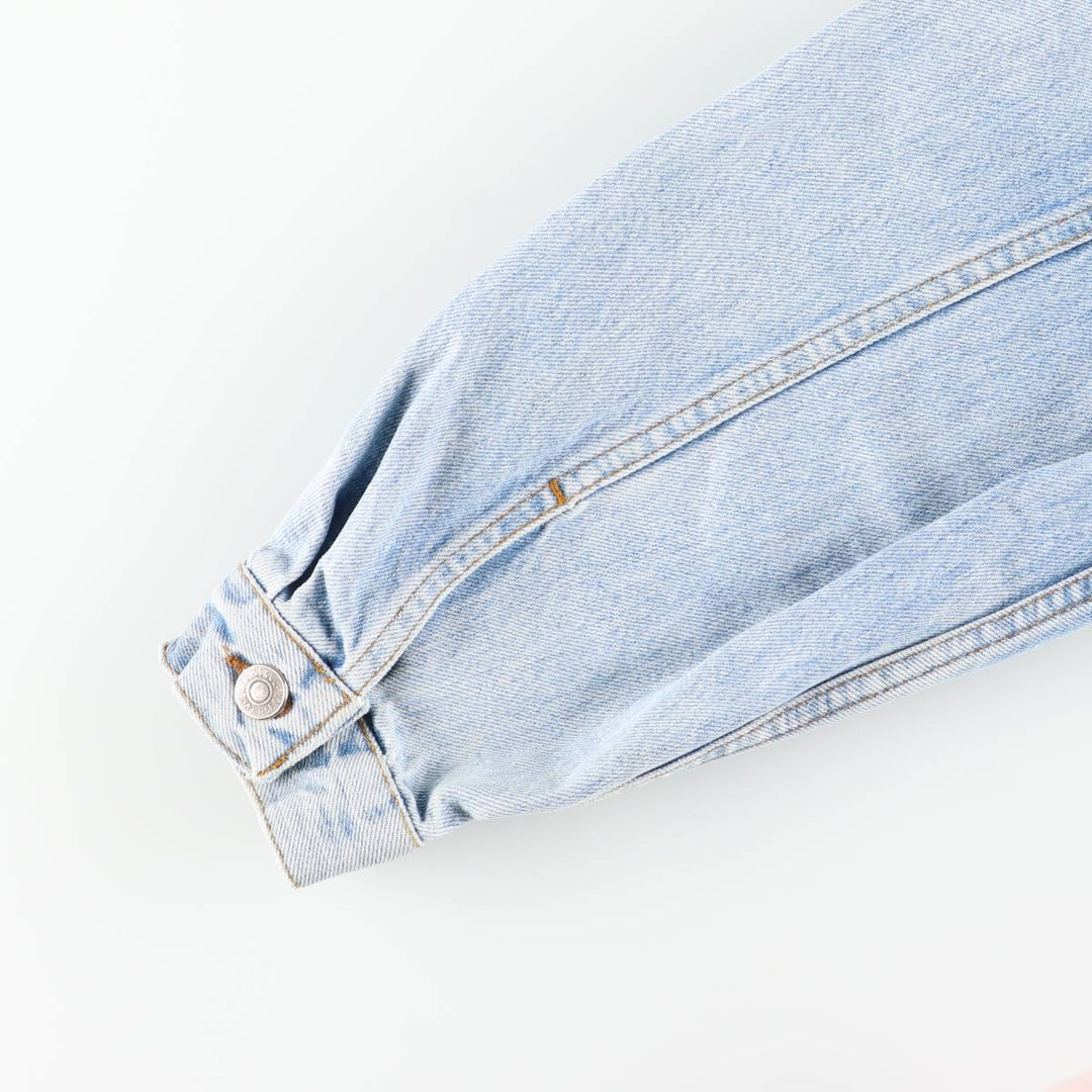 90'S Levi's denim jacket, denim jacket, men's size L, vintage unclear Blue type light blue Vintage Second Hand