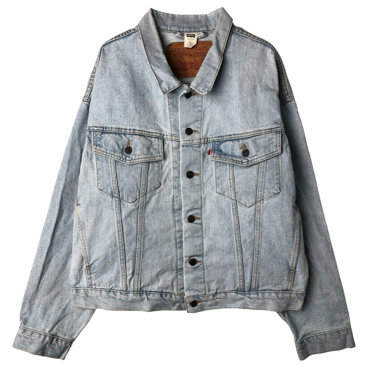 90'S Levi's 70598-4834 Denim Jacket, Men's Size L, Vintage cotton Blue type light blue Vintage Second Hand