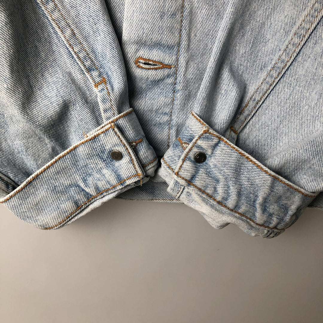 90'S Levi's 70598-4834 Denim Jacket, Men's Size L, Vintage cotton Blue type light blue Vintage Second Hand