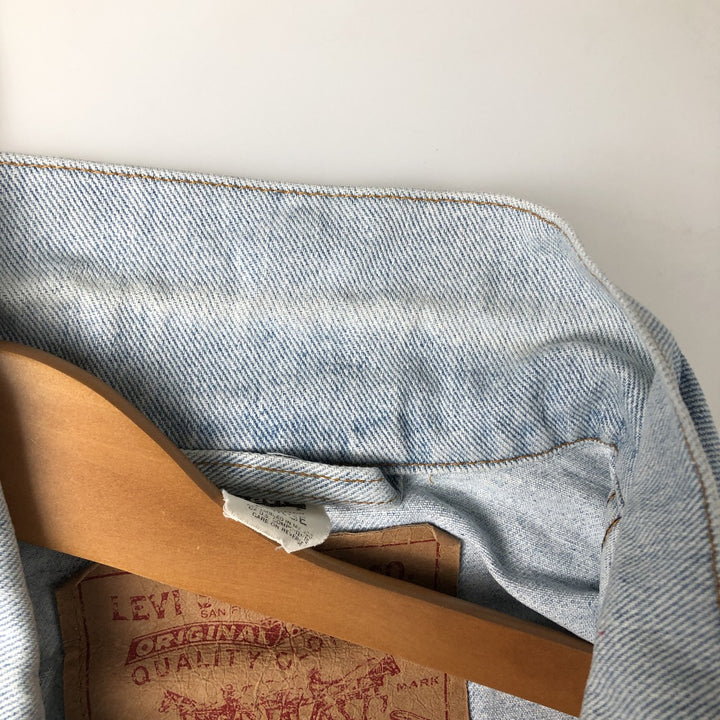 90'S Levi's 70598-4834 Denim Jacket, Men's Size L, Vintage cotton Blue type light blue Vintage Second Hand