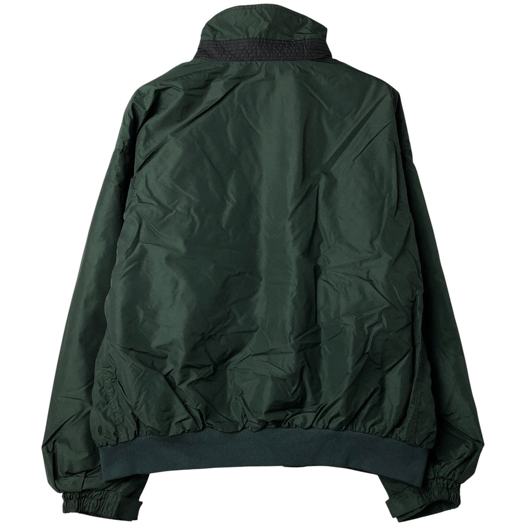 00'S Columbia padded jacket, puffer jacket, men's XL size Nylon dark green Vintage Second Hand