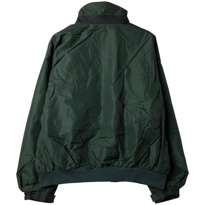 00'S Columbia padded jacket, puffer jacket, men's XL size Nylon dark green Vintage Second Hand