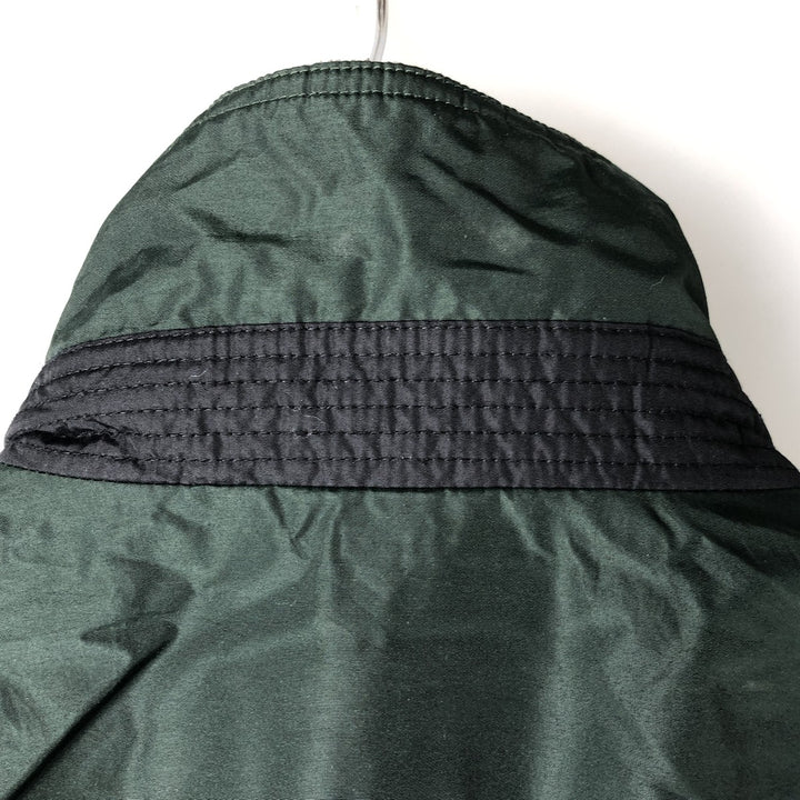 00'S Columbia padded jacket, puffer jacket, men's XL size Nylon dark green Vintage Second Hand