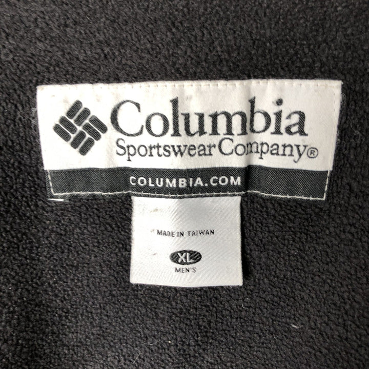 00'S Columbia padded jacket, puffer jacket, men's XL size Nylon dark green Vintage Second Hand