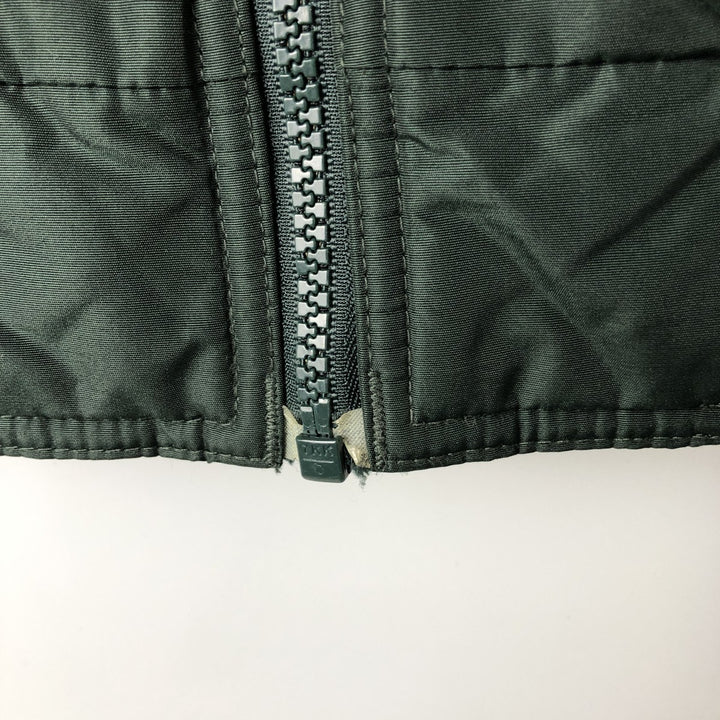 00'S Columbia padded jacket, puffer jacket, men's XL size Nylon dark green Vintage Second Hand