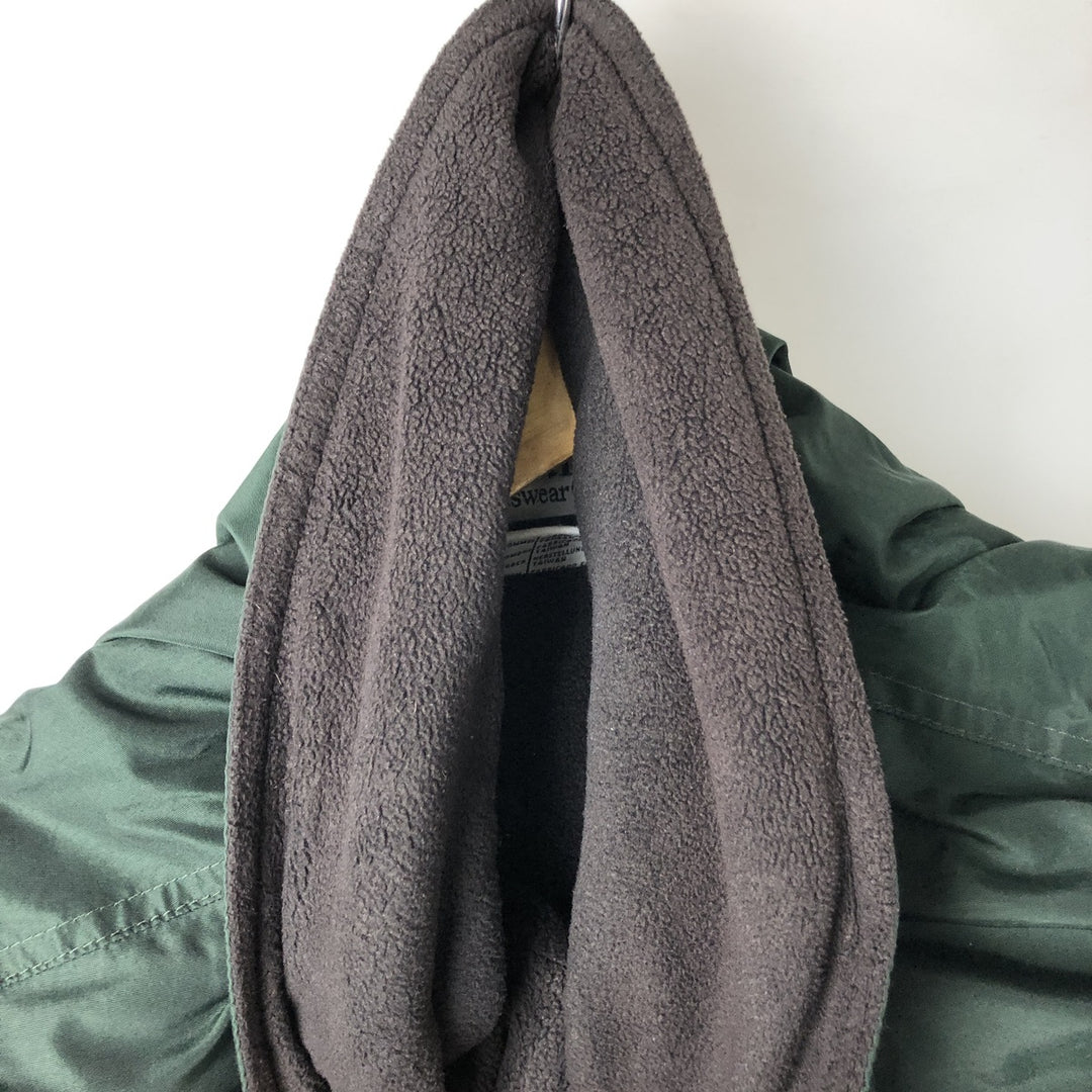 00'S Columbia padded jacket, puffer jacket, men's XL size Nylon dark green Vintage Second Hand