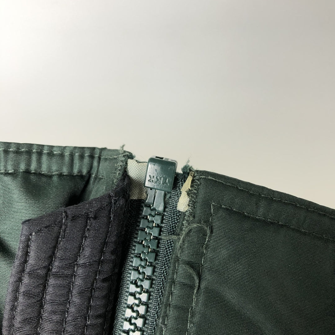 00'S Columbia padded jacket, puffer jacket, men's XL size Nylon dark green Vintage Second Hand