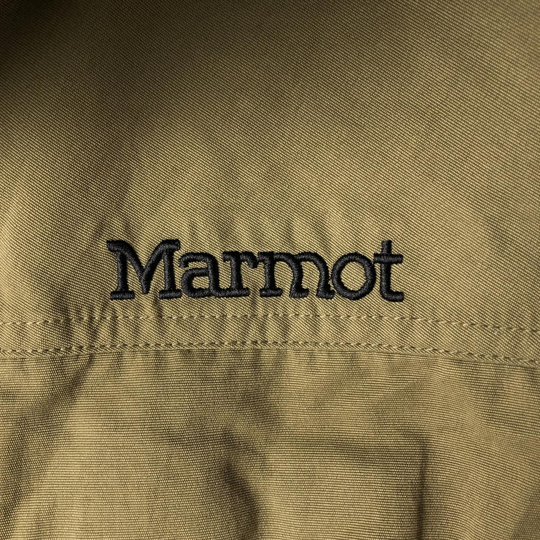 Marmot Mountain Jacket, Shell Jacket, Men's XL Nylon Khaki type Vintage Second Hand