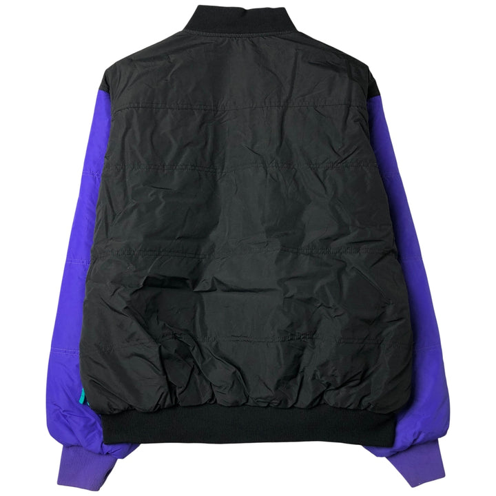 90'S Columbia White Tag Padded Puffer Jacket, Men's Size L, Vintage Nylon black type Vintage Second Hand