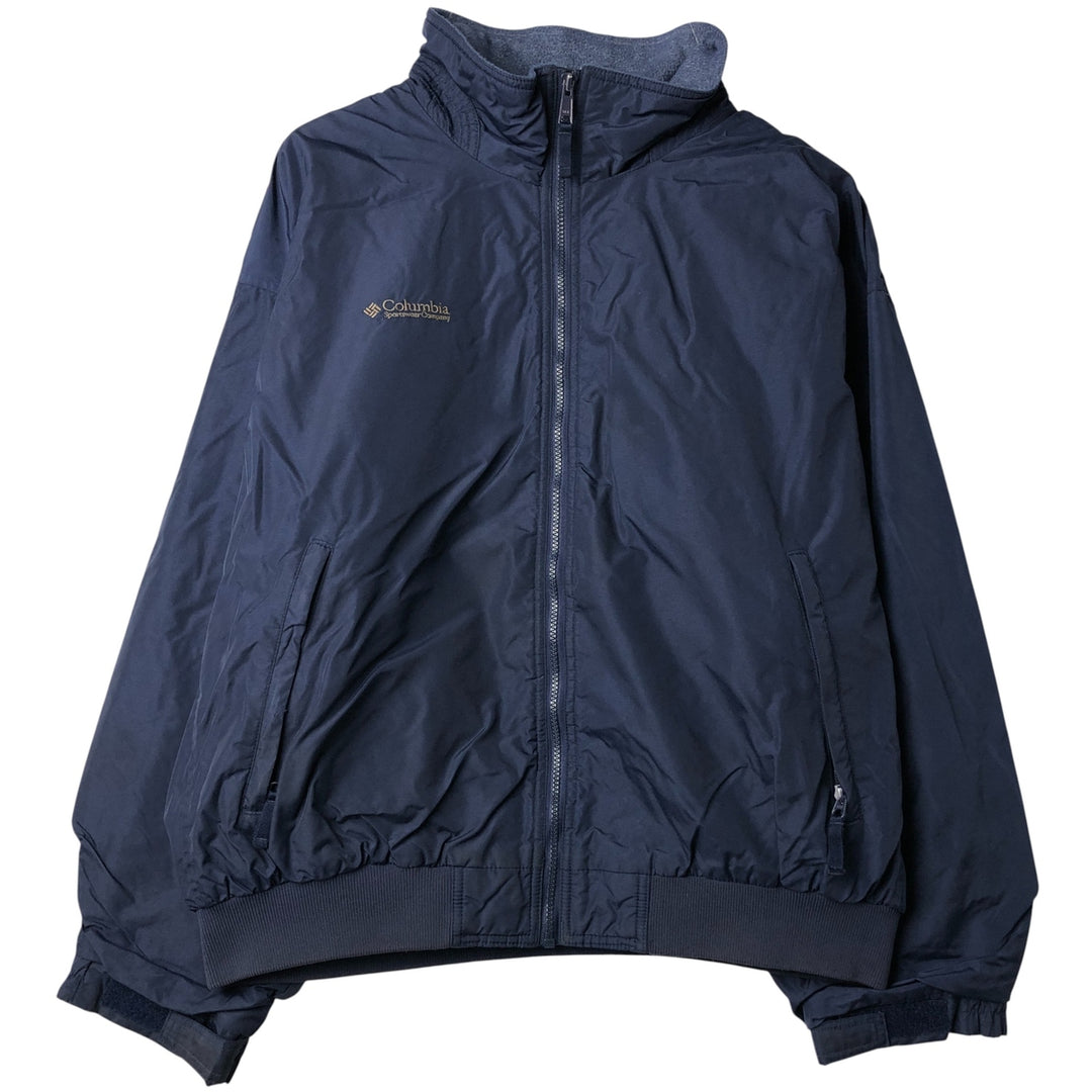90s-00'S Columbia Men's XL Padded Puffer Jacket unclear navy blue type Vintage Second Hand