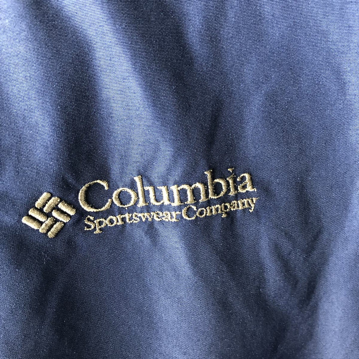 90s-00'S Columbia Men's XL Padded Puffer Jacket unclear navy blue type Vintage Second Hand