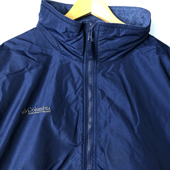 90s-00'S Columbia Men's XL Padded Puffer Jacket unclear navy blue type Vintage Second Hand