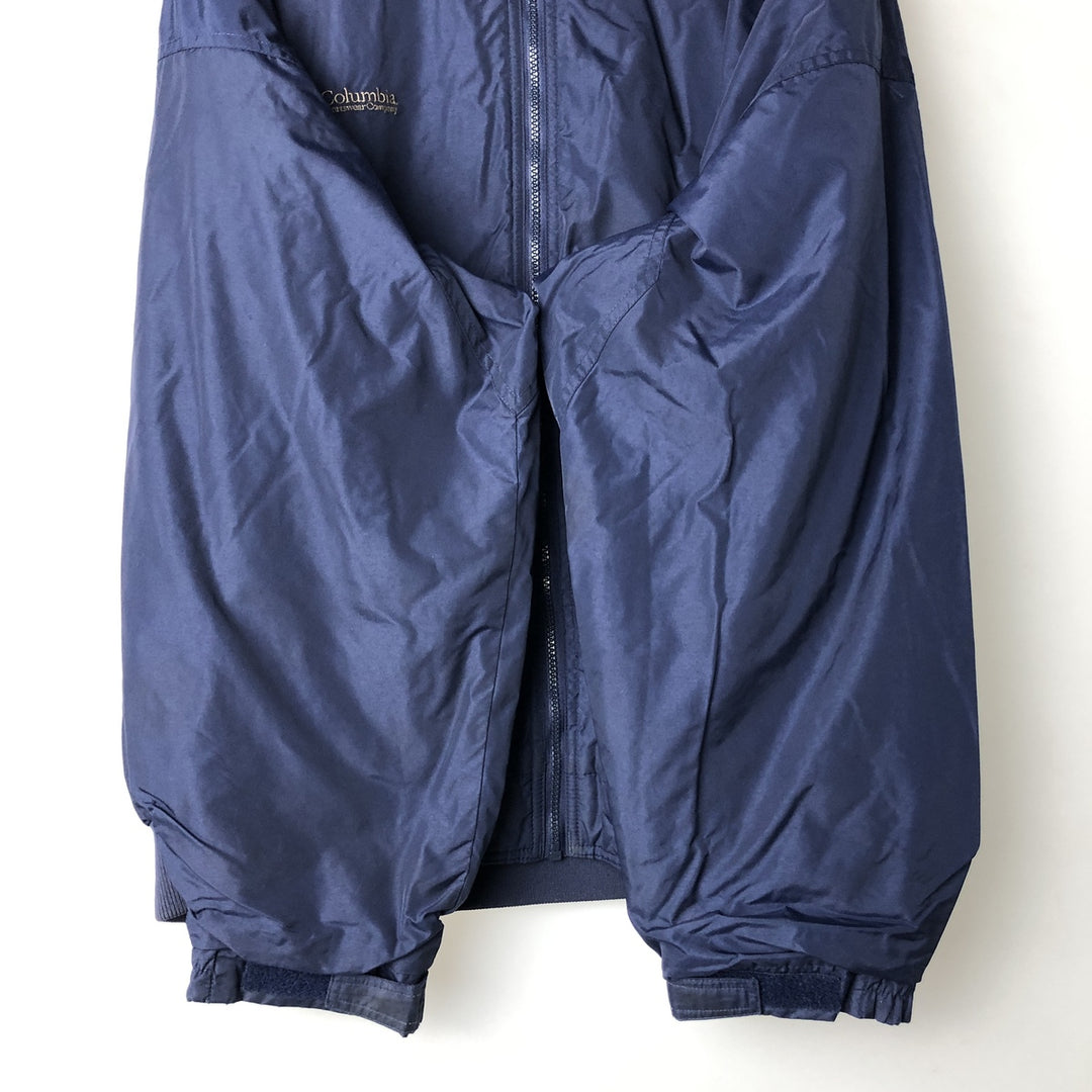 90s-00'S Columbia Men's XL Padded Puffer Jacket unclear navy blue type Vintage Second Hand