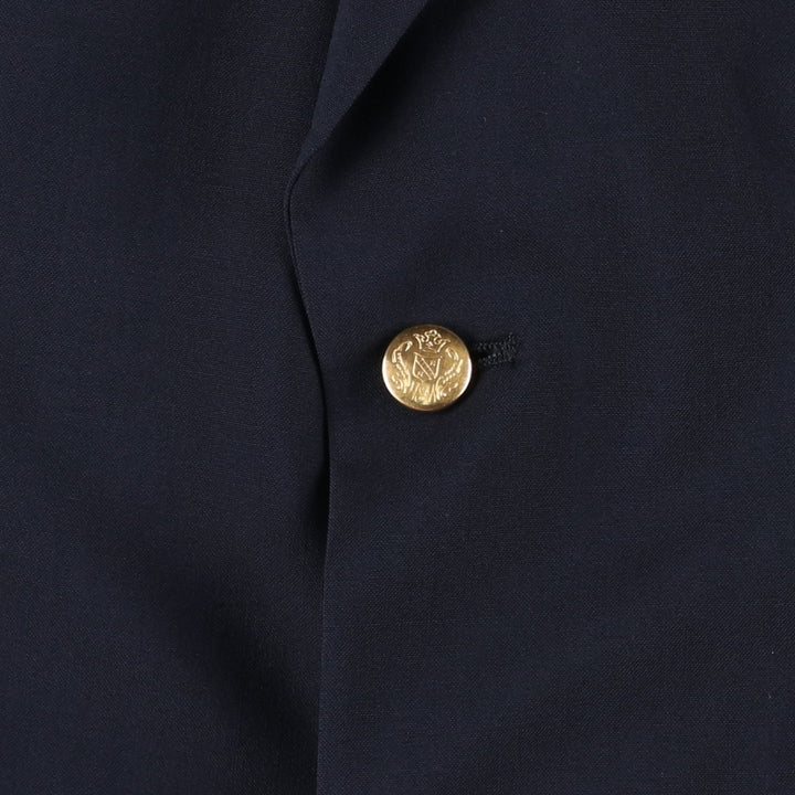 Vintage HART SCHAFFNER and MARX Navy Blazer, Tailored Jacket, Made in USA, Men's Size L wool navy blue type Vintage Second Hand