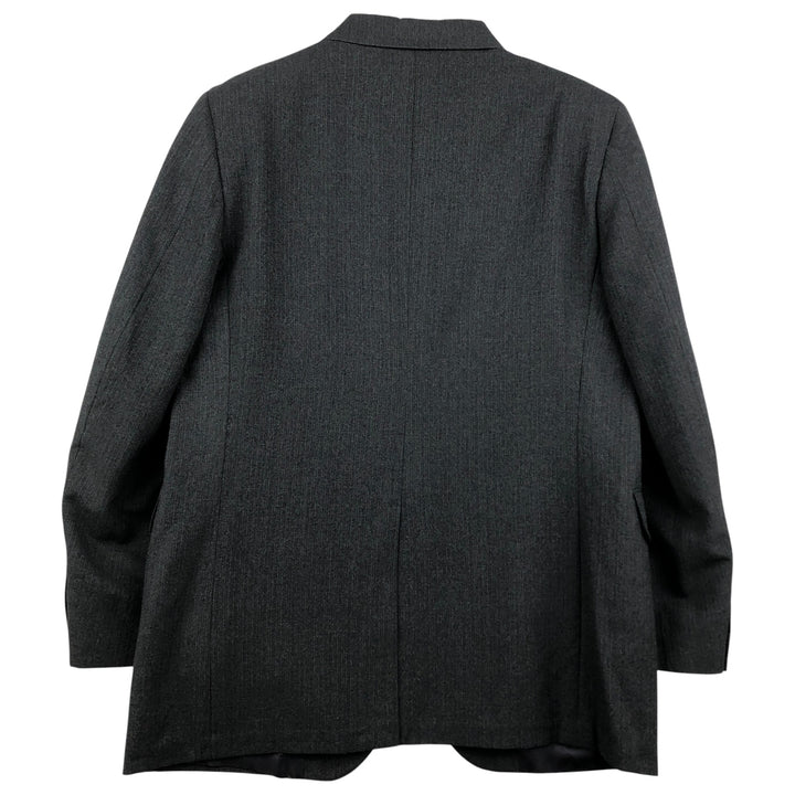 Anderson Little Strathmore Striped Wool Tailored Jacket, Made in USA, Men's Size Small wool gray type Vintage Second Hand