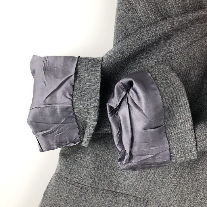 Anderson Little Strathmore Striped Wool Tailored Jacket, Made in USA, Men's Size Small wool gray type Vintage Second Hand