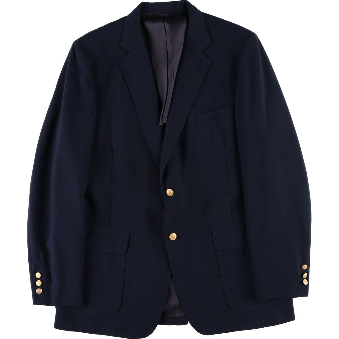 American Craftsmen Walter Smith Navy Blazer, Tailored Jacket, Made in USA, Men's Size Medium unclear navy blue type Vintage Second Hand