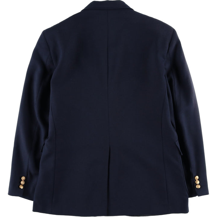 CROSS and WINSOR Navy Blazer, Tailored Jacket, Made in USA, Men's Size L unclear navy blue type Vintage Second Hand