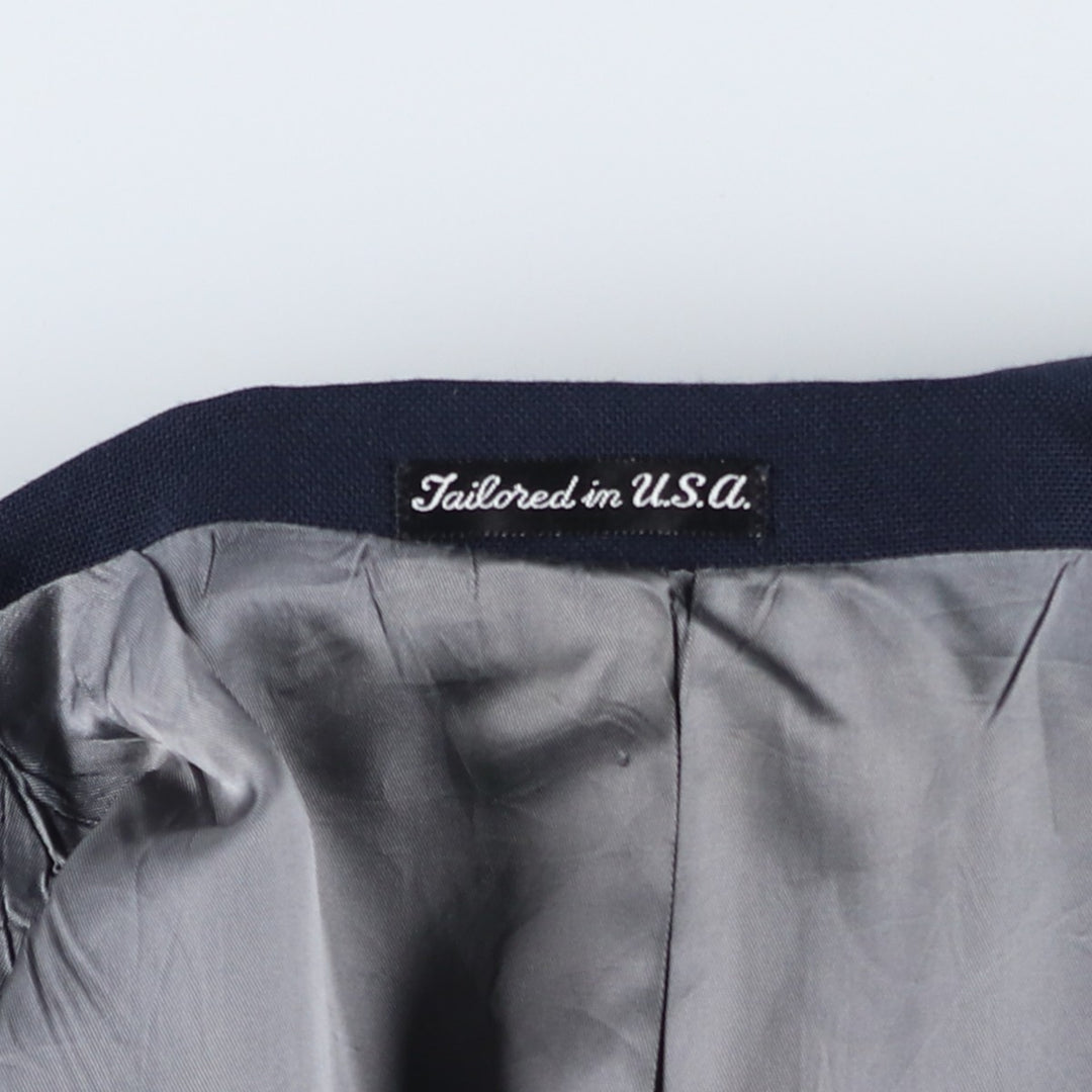 Stafford Navy Blazer, Tailored Jacket, Made in USA, Men's Size M unclear navy blue type Vintage Second Hand